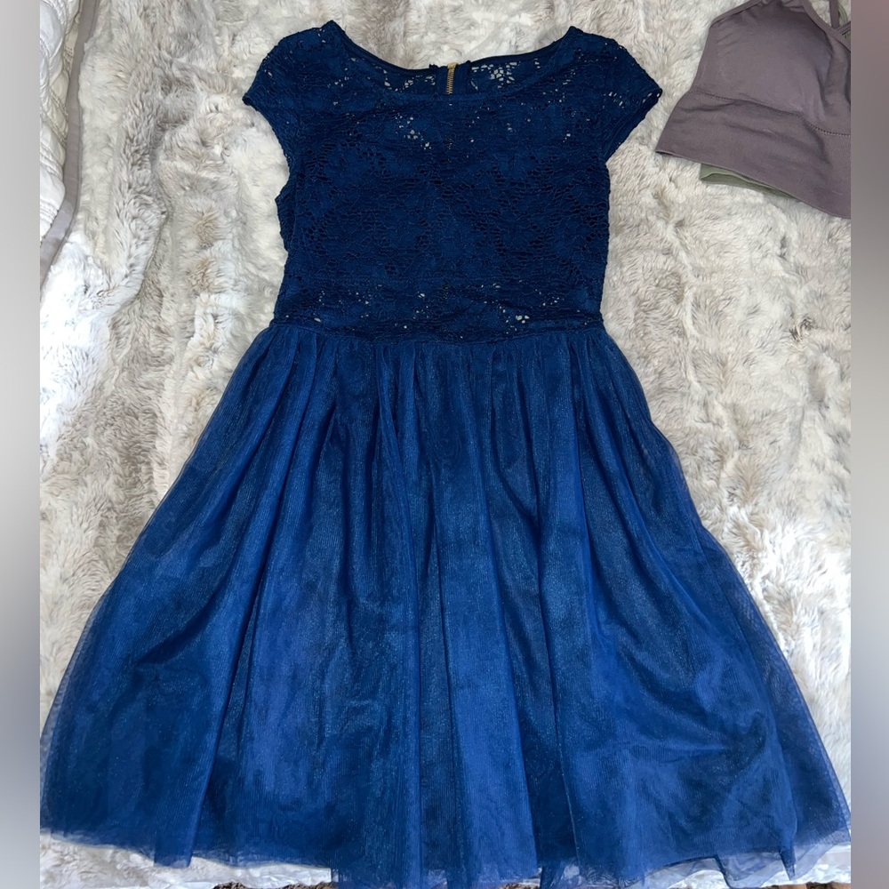 Short dress, blue, size small